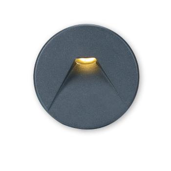 Cover Aluminium rund 2 schwarz für Sys-Wall68