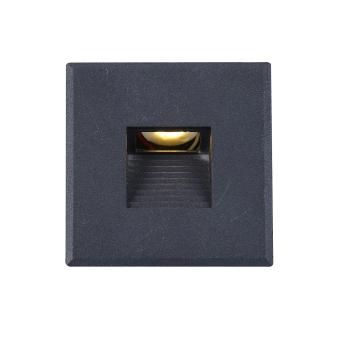 Cover Aluminium eckig 3 schwarz für Sys-Wall68