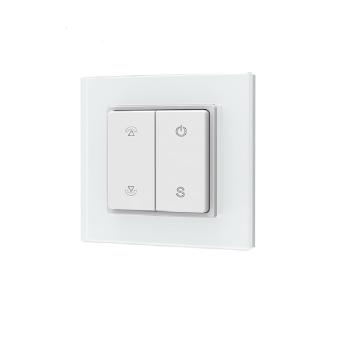 Sys-Pro Single Color 1 Zone Aufputz-Tast-Fernbedienung mit 1 Szenenspeicher und Batterie