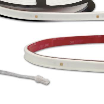 LED UV-C MiniAMP Flexband 270nm, 12V DC, 12W, IP54, 116cm, weiß, eins. Kabel + maleAMP, 24 LED/m