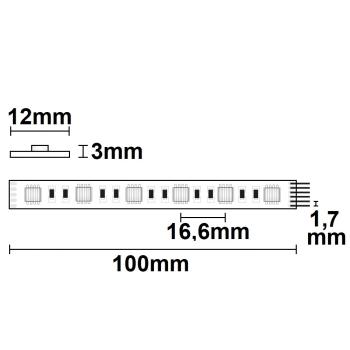 Preview: LED SIL RGB+WW+KW CCT Flexband, 24V DC, 19W, IP20, 5in1 Chip, 5m Rolle, 60 LED/m