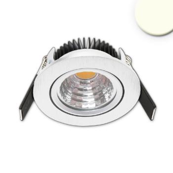 LED Einbauleuchte 68 MiniAMP alu gebürstet 5W, 24V DC, 2700K, dimmbar