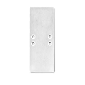 Endkappe EC66 Aluminium silber für Profil 2SIDE, 2 STK, inkl. Schrauben
