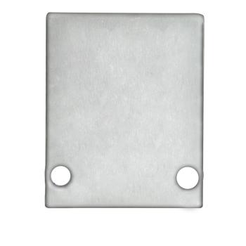 Endkappe EC89 Aluminium eloxiert für Profil HIDE SINGLE inkl. Schrauben