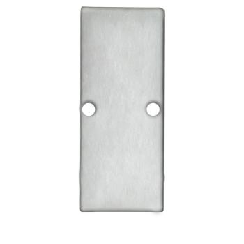 Endkappe EC90 Aluminium eloxiert für Profil HIDE DOUBLE inkl. Schrauben
