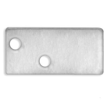 Endkappe EC95 Aluminium eloxiert für Profil FURNIT6 S inkl. Schrauben