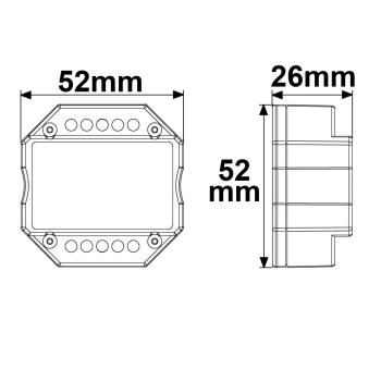 Preview: Sys-Pro Mesh Signal Repeater, max. 30m, 12-24V DC / 100-240V AC