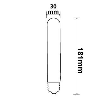 Preview: E27 Vintage Line LED Spiralbulb, Amber, 4W, 2200K