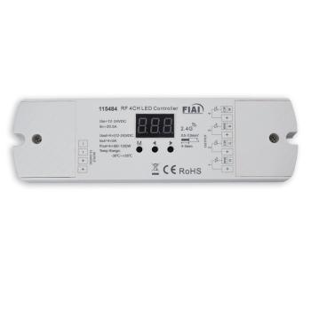 LED Funk Mesh 4 Zonen PWM Dimmer, MiniAMP, 1-4 Kanal, 12-48V DC, 4x5A