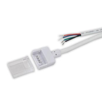 Kontakt-Kabelanschluss 200cm O1-412 für 4-pol. IP68 Flexstripes mit Breite 12mm und Pitch >8mm