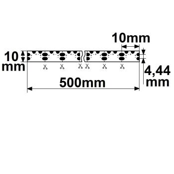 Preview: Eckverbindung PCB zum Einlöten für 10mm Flexband, 2 polig, 50 Stk auf Rolle