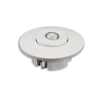 DALI-2 Master PIR Einbau-Präsenzsensor, weiß, Erfassungsbereich 3m, Versorgung via DALI-Bus Spannung
