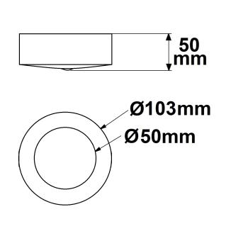 Preview: DALI-2 Master PIR Aufputz-Bewegungssensor, schwarz, Höhe/Radius 12m, Versorgung via DALI-Bus