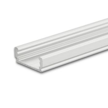 LED Aufbauprofil SURF12 FLAT Aluminium eloxiert, 300cm