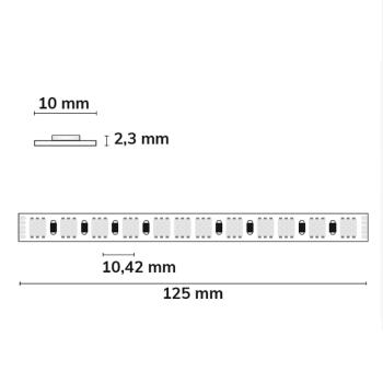 Preview: LED RGB 48V Flexband, 14,4W, IP20, 20m Rolle, 96 LED/m