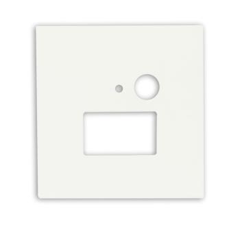Cover Aluminium eckig 3 weiß, für Wandeinbauleuchte Sys-Wall68 mit PIR Sensor