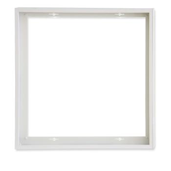 Aufbaurahmen weiß RAL 9016, Höhe 5cm, für LED Panels 625x625, steckbare Schnellmontage