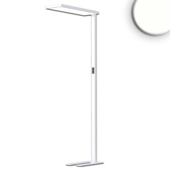 LED Office Pro Stehleuchte Up&Down, 80W+20W, Weiß, UGR<19, neutralweiß, Touch-Dimm