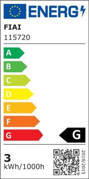 Preview: LED Möbeleinbaustrahler MiniAMP ALU gebürstet, eckig, 3W, 120°,12V DC warmweiß 3000K, dimmbar