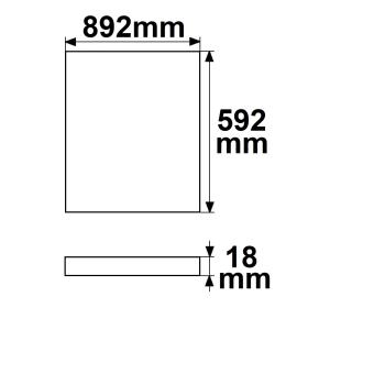 Preview: Infrarot-Panel PREMIUM Professional 460, 592x892mm, 437W