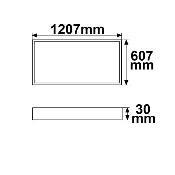 Preview: Einbaurahmen für Infrarot-Panel PREMIUM Professional 300, 607x607mm