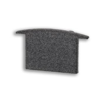 Endkappe EC227 für Profil MAXI-EB V2, grau, gerade, 1 STK