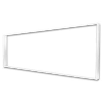 Aufbaurahmen weiß RAL 9016, Höhe 7cm, für LED Panels 308x1245, steckbare Schnellmontage