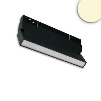 Track48 Linear-Schienenstrahler 22cm schwarz, 12W, 120°, UGR<19, 48V DC, 3000K, CRI90, DALI dimmbar