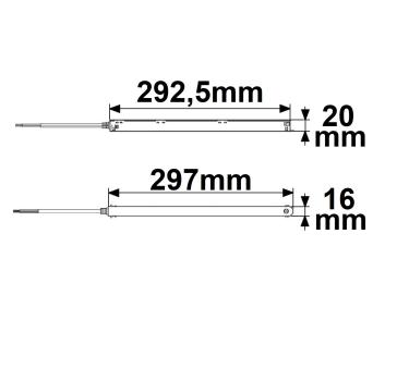 Preview: Track48 Inline-Trafo schwarz, 100W, 48V DC