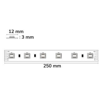 Preview: LED SIL RGB+WW+KW CCT Flexband, 48V DC, 17W, IP20, 5in1 Chip, 10m Rolle, 60 LED/m