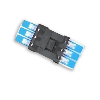 Durchgang Steckverbinder 3-polig, 0,5-2,5mm², max. 250V/10A