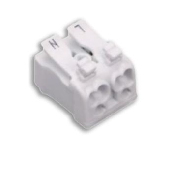 Anschlussklemme 2x2-polig, 0,5-2,5mm², max. 450V/16A