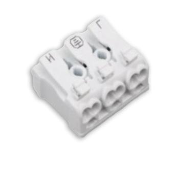 Anschlussklemme 2x3-polig, 0,5-2,5mm², max. 450V/16A