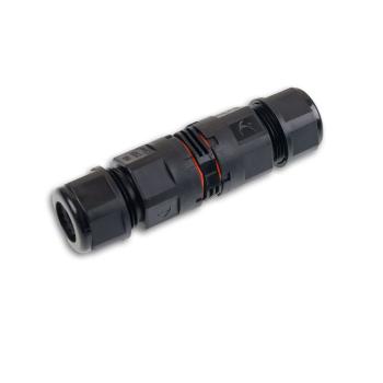 Kabelverbinder IP67, 3-polig 0.75-2.5mm² mit Federklemme, max. 250V 16A, Manteldm. 6.5-11mm