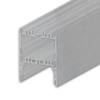 LED Leuchtenprofil LAMP40 Aluminium silber pulverbeschichtet, 300 cm
