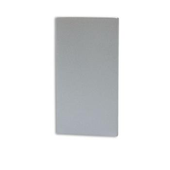 Endkappe EC113 silber für LAMP30 V1+V2 mit U-COVER63, 2 Stück, mit Lichtfalle