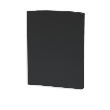 Endkappe EC115 schwarz für LAMP40, 2 Stück, mit Lichtfalle
