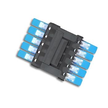 Durchgang Steckverbinder 5-polig, 0,5-2,5mm², max. 250V/10A