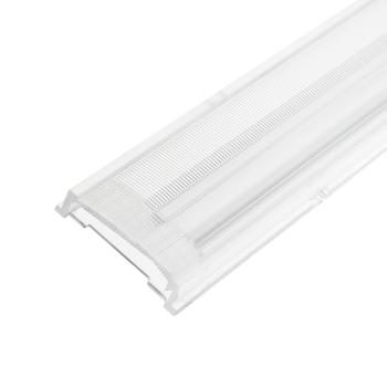 Einschubcover 25° Linse asymmetrisch für 3-Phasen Linearleuchte prismatisch, 120cm