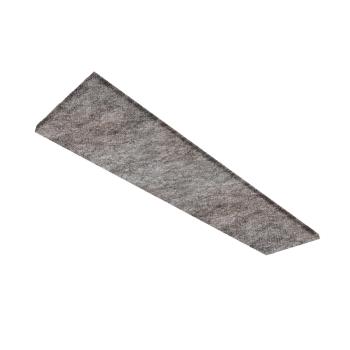 Akustikabsorber H25 für Leuchtenrahmen mit Innenformat 320x1500mm, grau