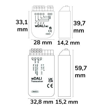 Preview: SET aus 116822 DALI Funktransmitter und 116927 DALI Receiver