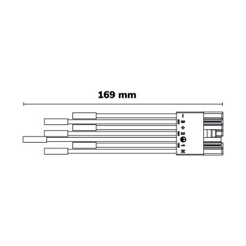 Preview: FastFix LED Linearsystem R PRO Modul Einspeiseadapter 7-polig, 16A female