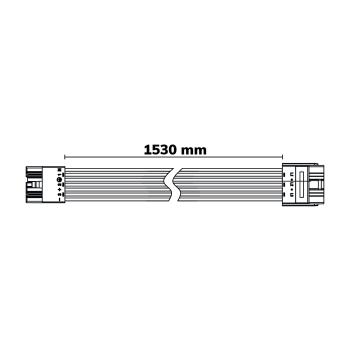 Preview: FastFix LED Linearsystem R PRO Modul Verlängerungskabel 1,5m, 7-polig female