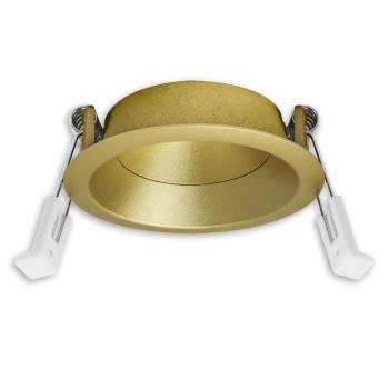 Einbaur. f. Einbaustrahler Back68&LED Modul SYS-GU10, schwenkbar, gold