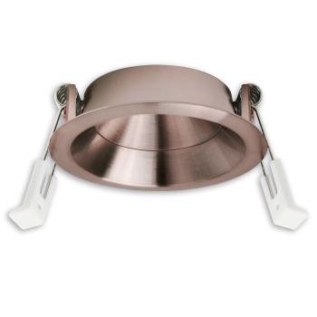 Einbaur. f. Einbaustrahler Back68&LED Modul SYS-GU10, schwenkbar, rosegold