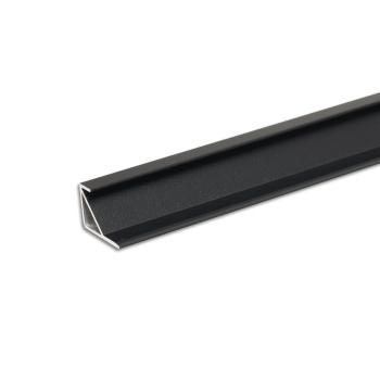 LED Schrankprofil FURNIT10 WARDROBE, Aluminium, schwarz, RAL9005
