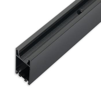 Gardinenprofil Curtain10 ONE HIGH, schwarz RAL 9005, 200cm