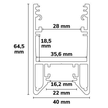 Preview: HALON 90° Eck, geschweißt, 120x120mm, silber pulverbeschichtet, exkl. Cover