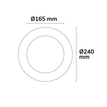 Preview: Loch Adapterring ID 165mm - AD 240mm
