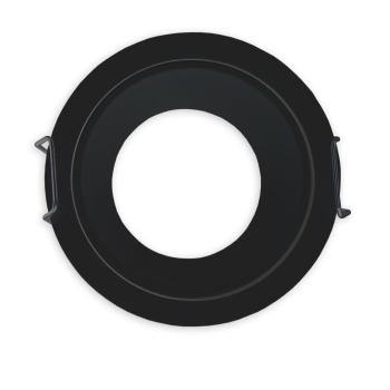 Einbaurahmen für MR11/GU10 Mini Spots, rund, schwarz